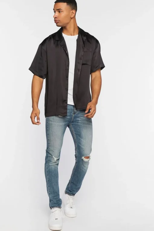 Heaven Waits Embroidered Shirt