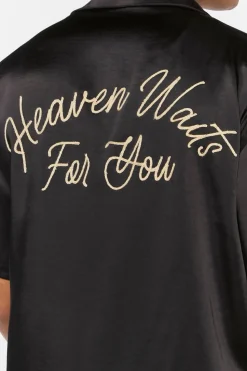 Heaven Waits Embroidered Shirt