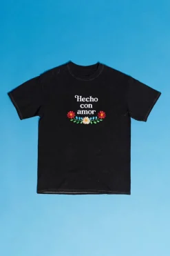 Hecho Con Amor Embroidered Tee