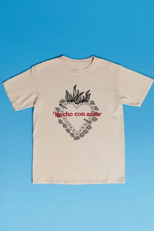 Hecho Con Amor Embroidered Tee