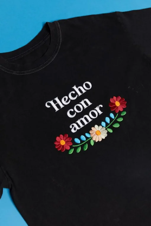 Hecho Con Amor Embroidered Tee