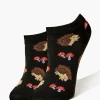 Hedgehog Print Ankle Socks