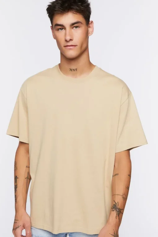 High-Low Crew Tee