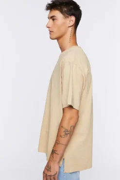 High-Low Crew Tee