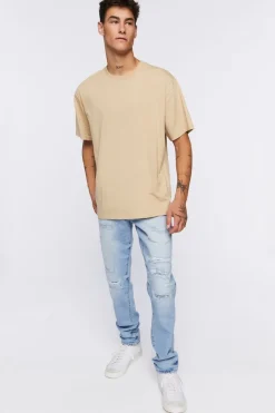High-Low Crew Tee