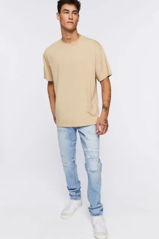 High-Low Crew Tee