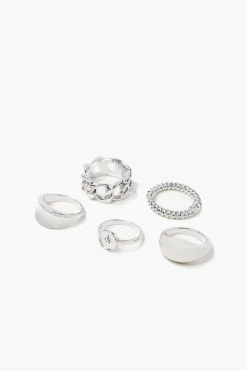 High-Polish Ring Set