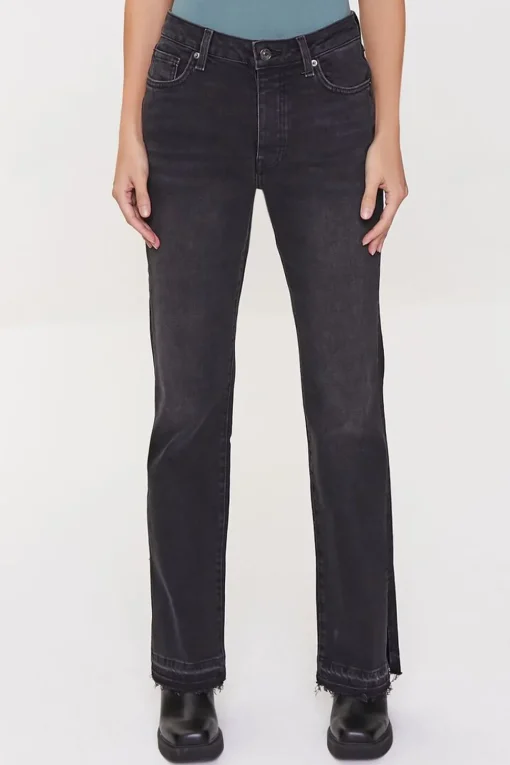 High-Rise Bootleg Jeans