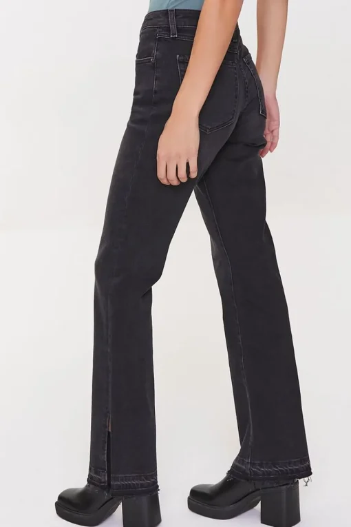High-Rise Bootleg Jeans