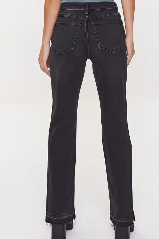 High-Rise Bootleg Jeans