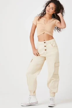 High-Rise Cargo Joggers
