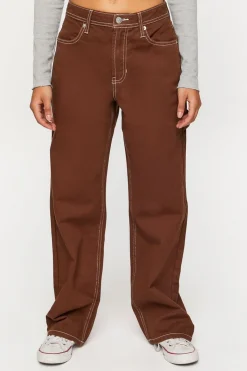 High-Rise Carpenter Dad Jeans