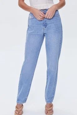 High-Rise Mom Long Jeans