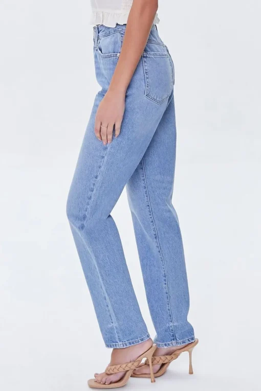 High-Rise Mom Long Jeans