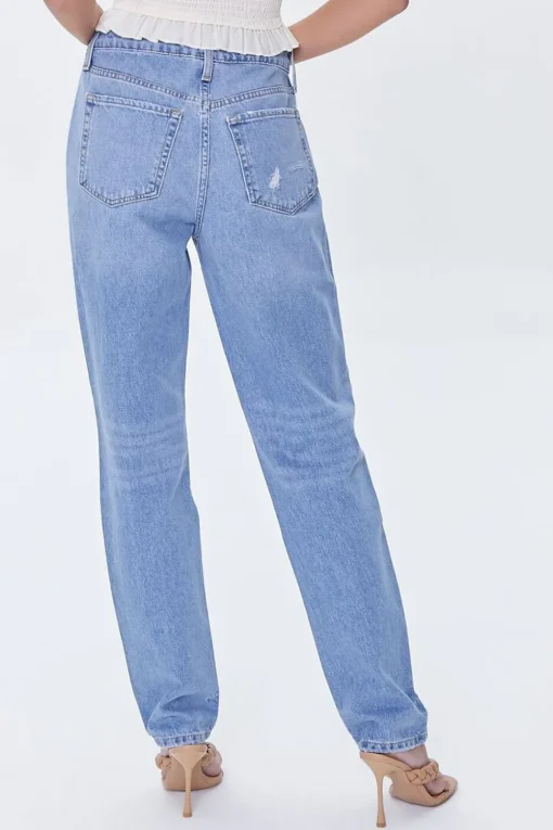 High-Rise Mom Long Jeans
