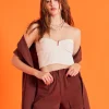 High-Rise Paperbag Shorts