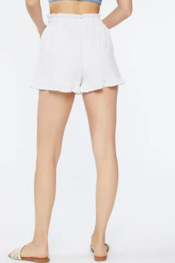 High-Rise Paperbag Shorts
