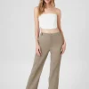 High-Rise Straight-Leg Trousers