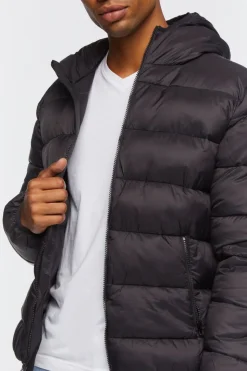 Hooded Zip-Up Puffer Jacket