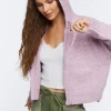 Hooded Zip-Up Sweater