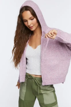 Hooded Zip-Up Sweater
