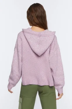 Hooded Zip-Up Sweater