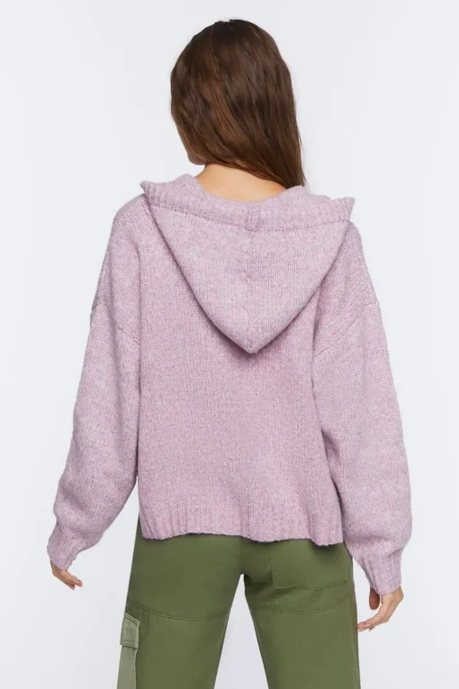 Hooded Zip-Up Sweater