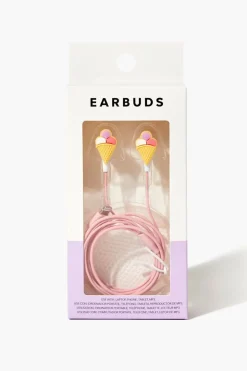 Ice Cream Wired Earbuds