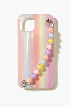 Iridescent Beaded Case For Iphone 13