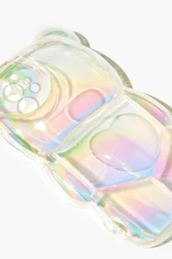 Iridescent Bubble Bear Case For Iphone 12
