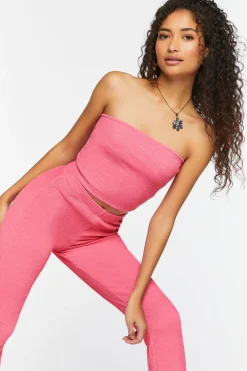 Jacquard Cropped Tube Top