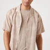 Jacquard Print Short-Sleeve Shirt