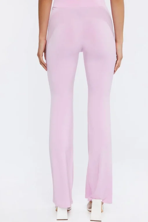 Jersey Knit High-Rise Pants