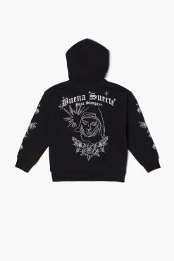 Kids Buena Suerte Graphic Hoodie (Girls + Boys)