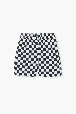 Kids Checkered Swim Trunks (Girls + Boys)