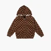 Kids Checkered Zip-Up Hoodie (Girls + Boys)