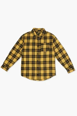 Kids Cotton Plaid Shirt (Girls + Boys)