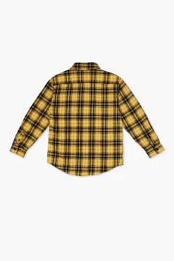 Kids Cotton Plaid Shirt (Girls + Boys)