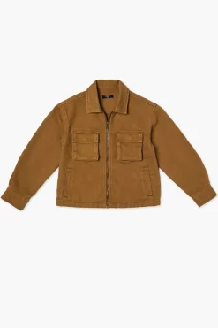 Kids Flap Pocket Bomber Jacket (Girls + Boys)