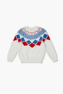 Kids Fuzzy Geo Sweater (Girls + Boys)
