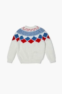 Kids Fuzzy Geo Sweater (Girls + Boys)
