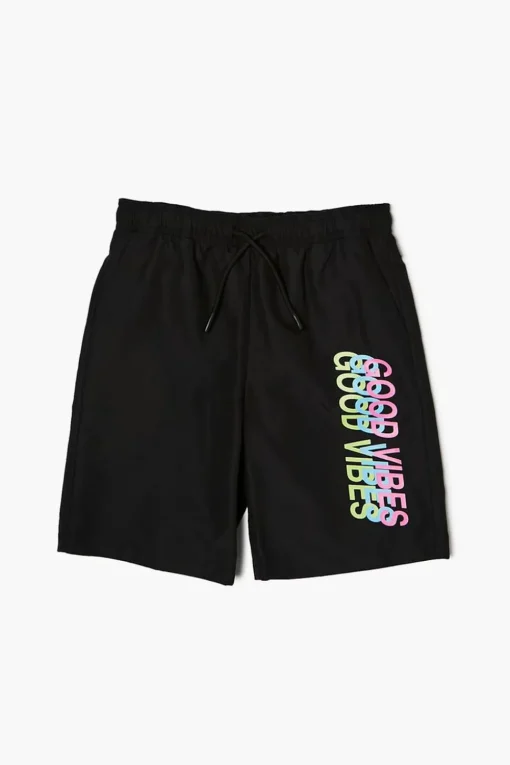 Kids Good Vibes Swim Trunks (Girls + Boys)