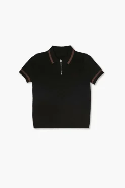 Kids Half-Zip Polo Shirt (Girls + Boys)