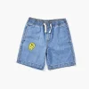 Kids Happy Face Denim Shorts (Girls + Boys)
