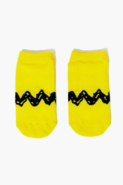 Kids Peanuts Gang Ankle Sock Set - 3 Pack (Girls + Boys)