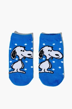 Kids Peanuts Gang Ankle Sock Set - 3 Pack (Girls + Boys)