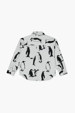 Kids Penguin Print Shirt (Girls + Boys)