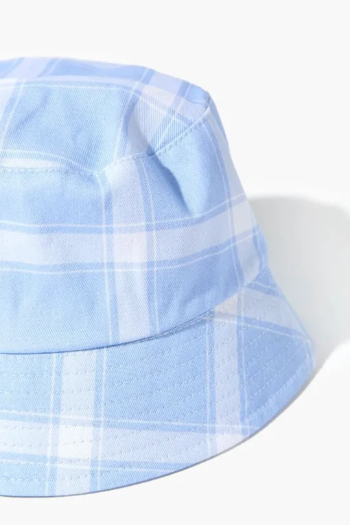 Kids Plaid Bucket Hat (Girls + Boys)