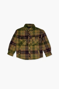 Kids Plaid Shacket (Girls + Boys)