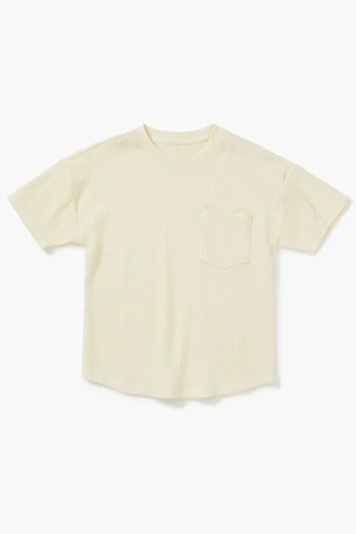 Kids Pocket Curved-Hem Tee (Girls + Boys)